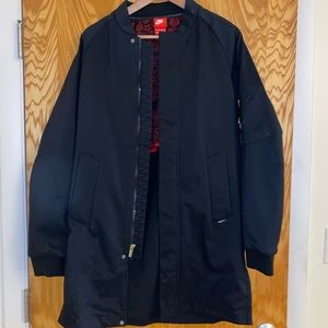 Nike long Bomber jacket